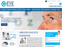 Tablet Screenshot of goeyesurgeons.com